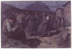 Dipinto: Ballo in montagna