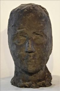 Scultura Testa di Checco bambino